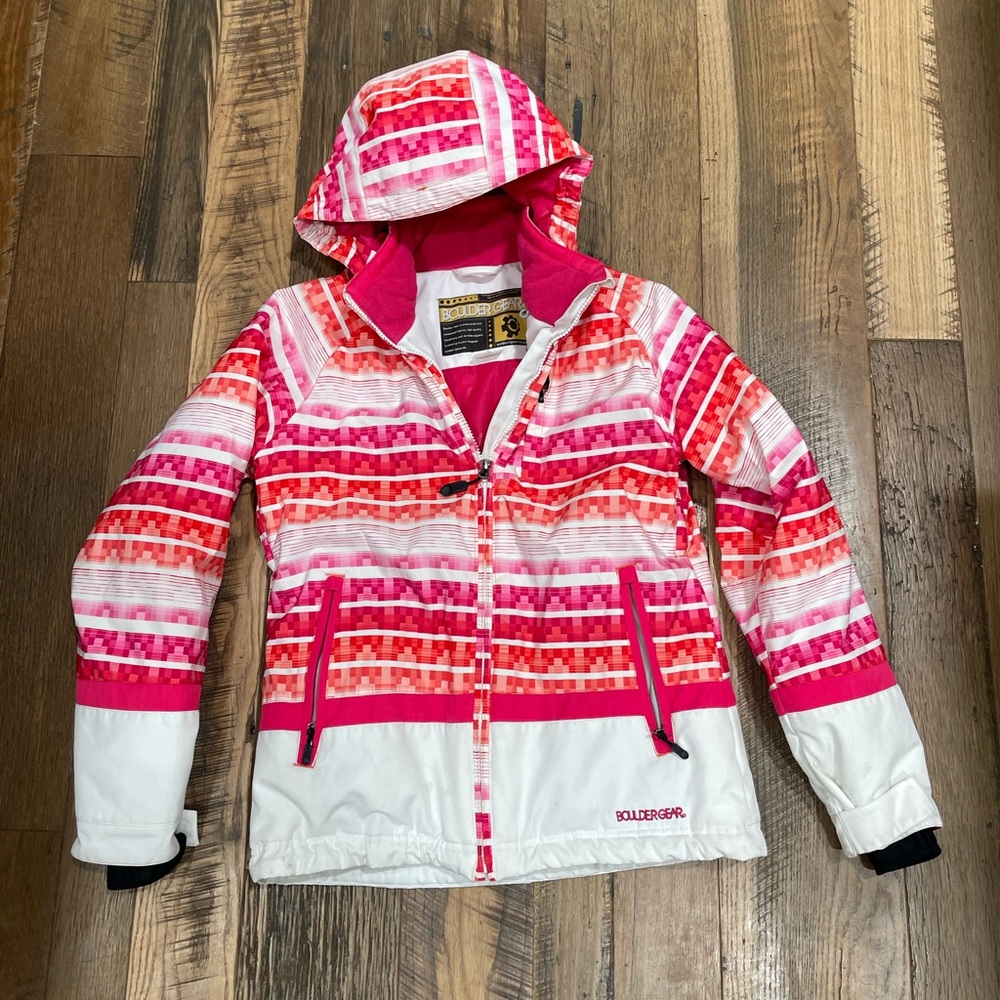 Boulder Gear Deluxe Snowboard ski coat jacket girl 14-16